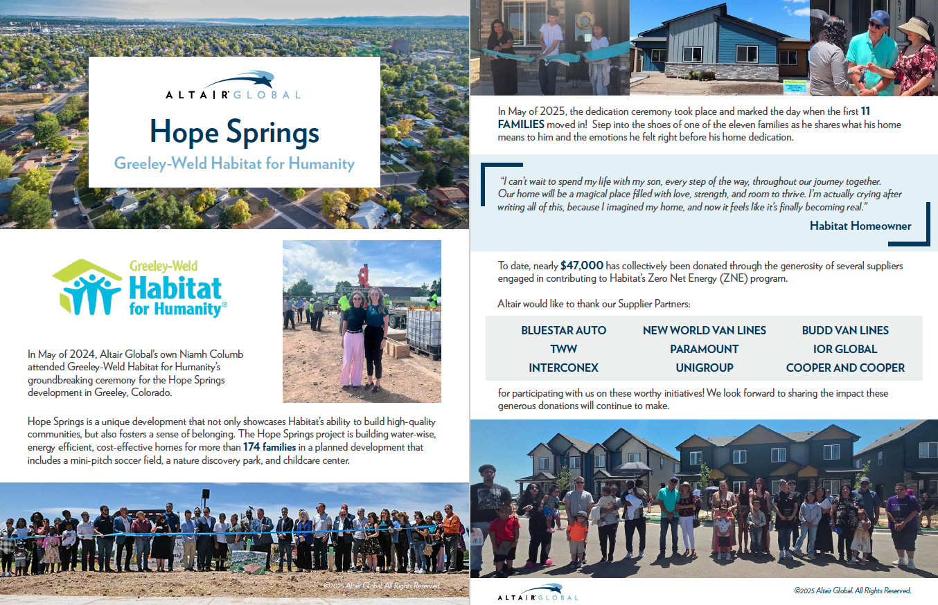 A Milestone for Hope Springs: Building Dreams Together!